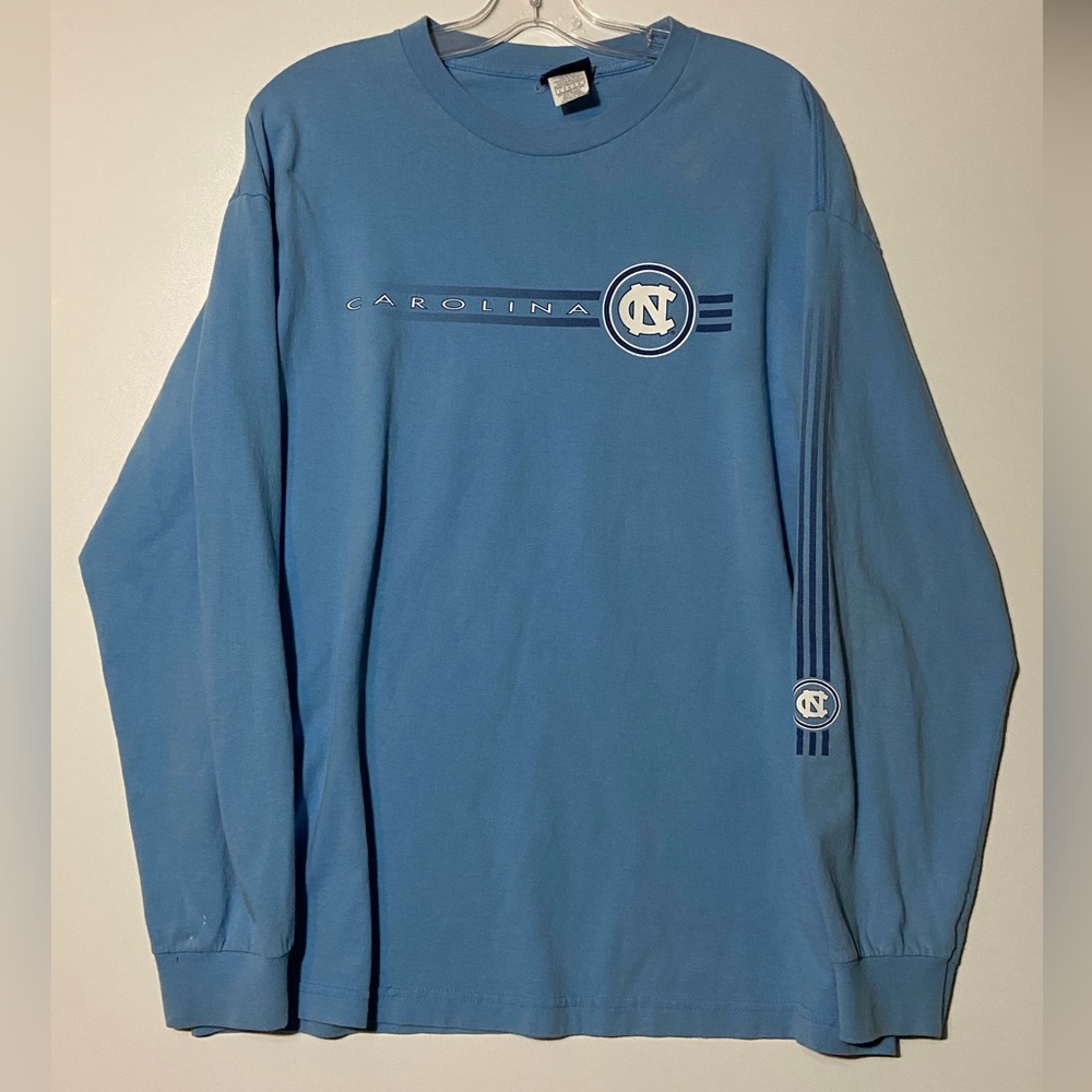 Vintage Y2K Champs Sky Blue UNC Tar Heels Long Sleeve Tee